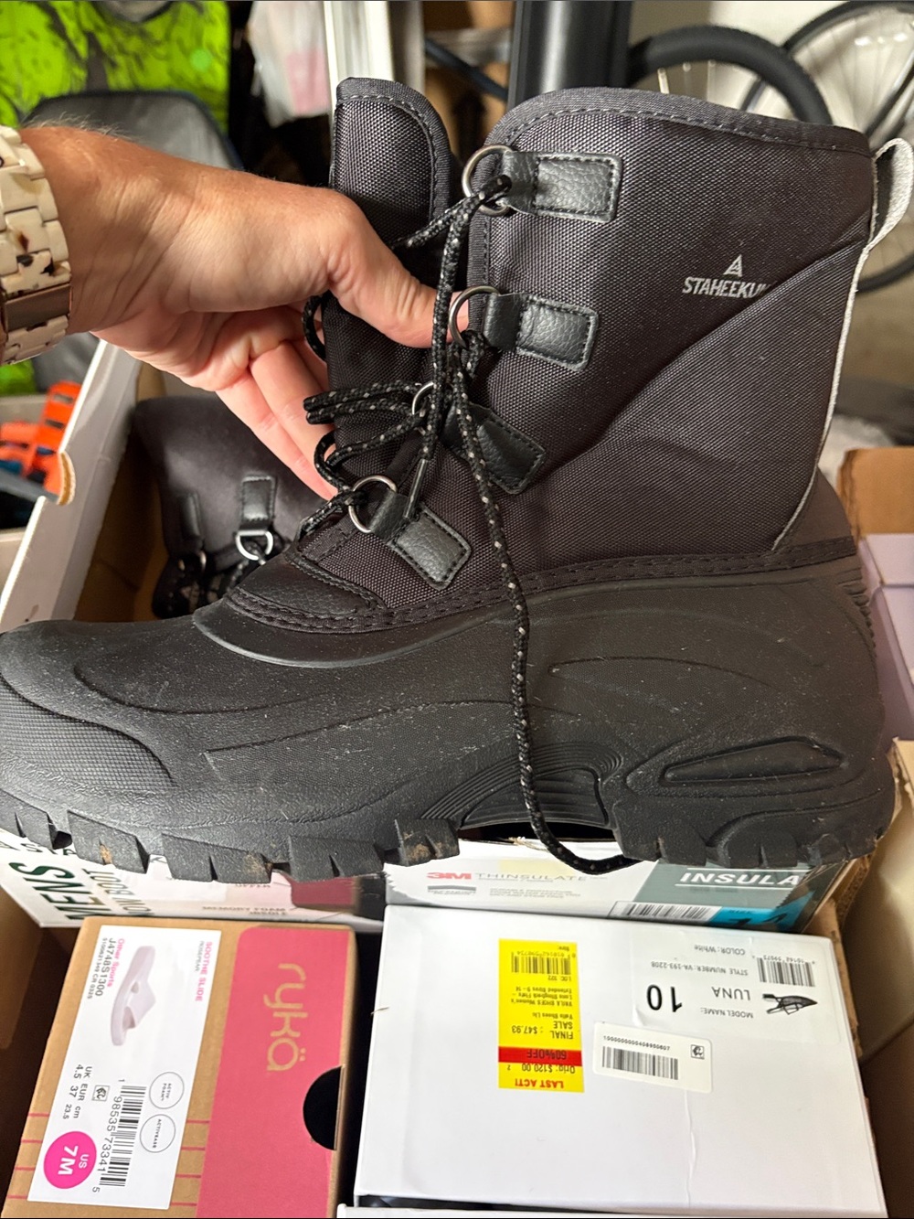 staheekum men’s boots Thinsulate - Picture 7 of 9